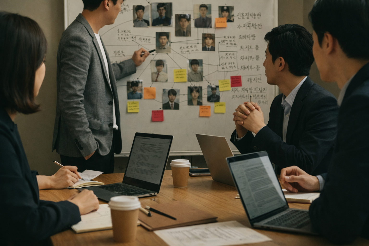 조사 사무소와 흥신소의 차이를 비교하는 일러스트